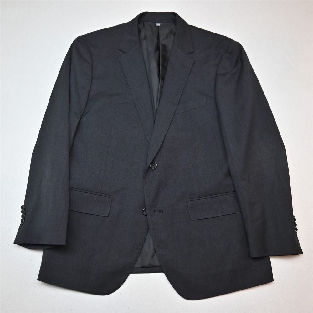 Bonobos 40S Charcoal Gray Stretch Wool Slim Soft Shoulder Blazer Sport Coat